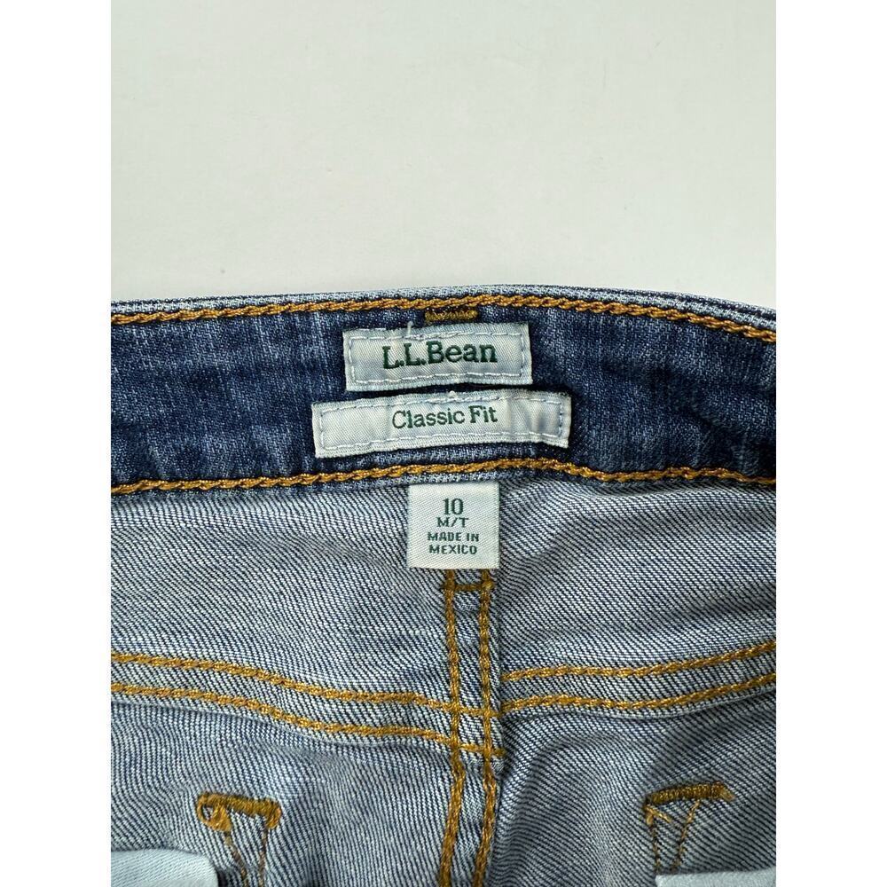 L.L. Bean Classic Fit Denim Jeans - Women's Size 10 - Picture 4 of 7